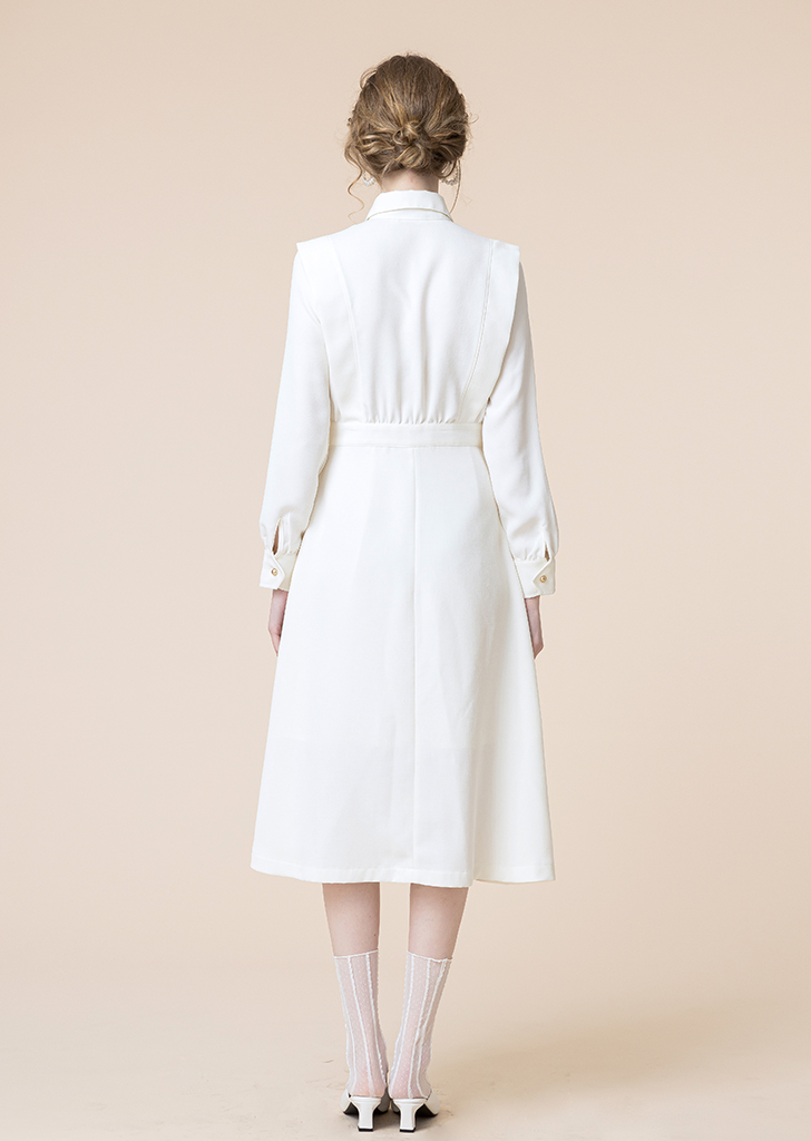 Blanche shirt dress [Off white]