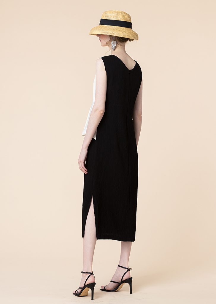 Zinnia summer breeze dress [Black&amp;Ivory]